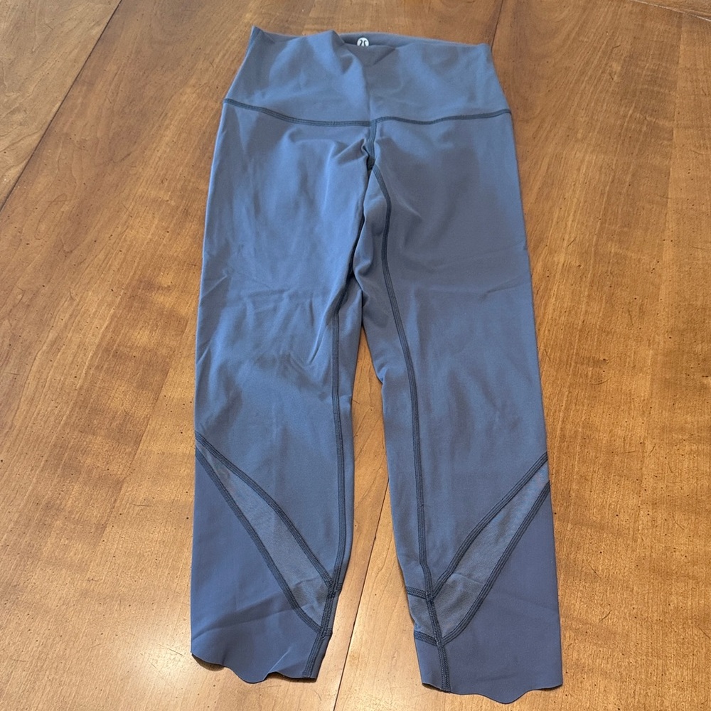 Purple-Grey High-Waisted Lululemon Leggings